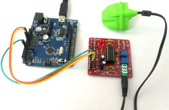 PC-based heart rate monitor using Arduino and Easy Pulse sensor
