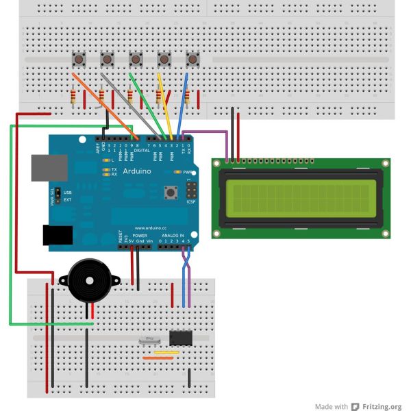 Alarm for Arduino circuit