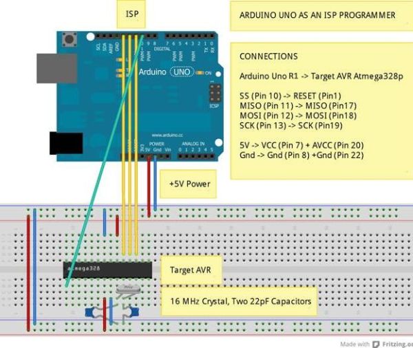 Arduino Bootloader connections