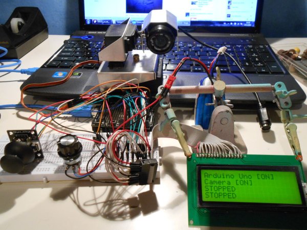 Arduino Joystick controlled Camera
