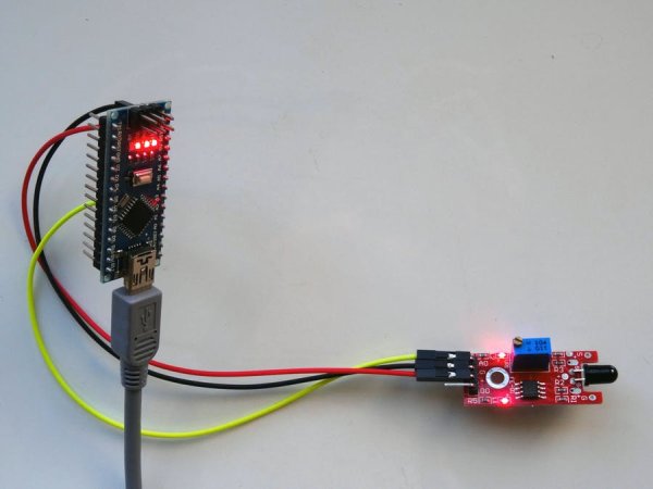 Arduino Nano Flame Sensor