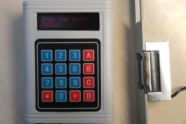 Password Unlock Door Security System