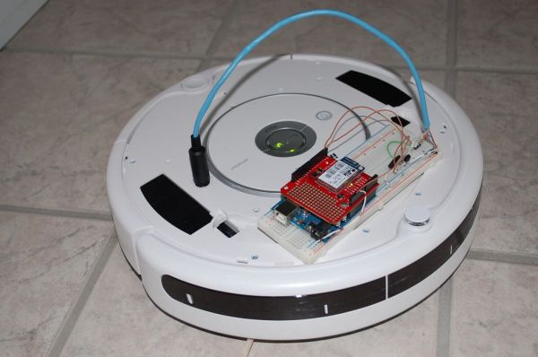 Arduino Web controlled Twittering Roomba