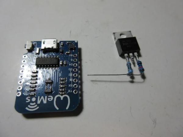 Connect MOSFET to ESP8266 Module