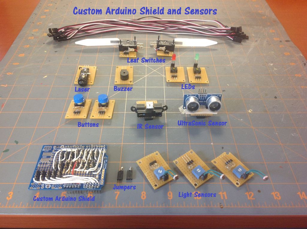 Custom Arduino Shield and Sensors