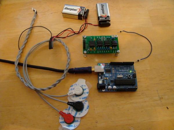 DIY Muscle Sensor EMG Circuit