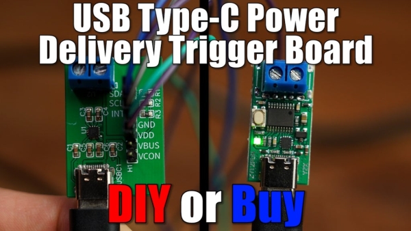 DIY USB Type C Power Delivery Trigger Board