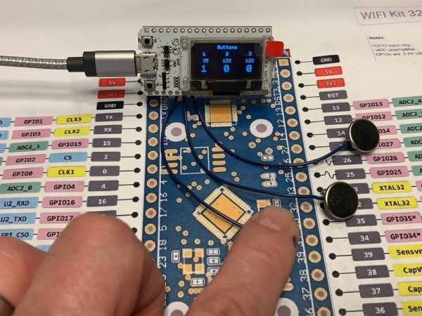 ESP32 Capacitive Touch Input