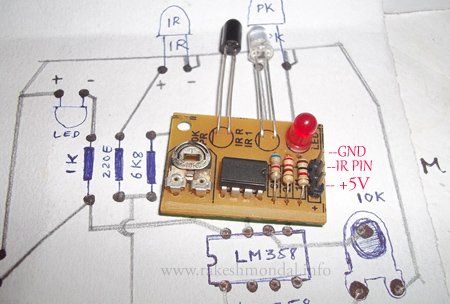 Interface single and Dual IR Infrared sensor schematic (1)
