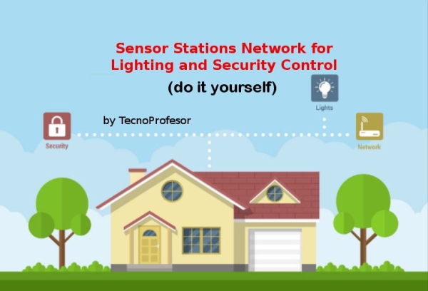 Sensor Stations Network for Lighting