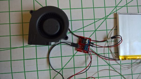 wiring the Mosfet module, blower and battery