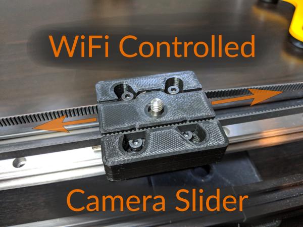 WiFi Controlled Camera Slider