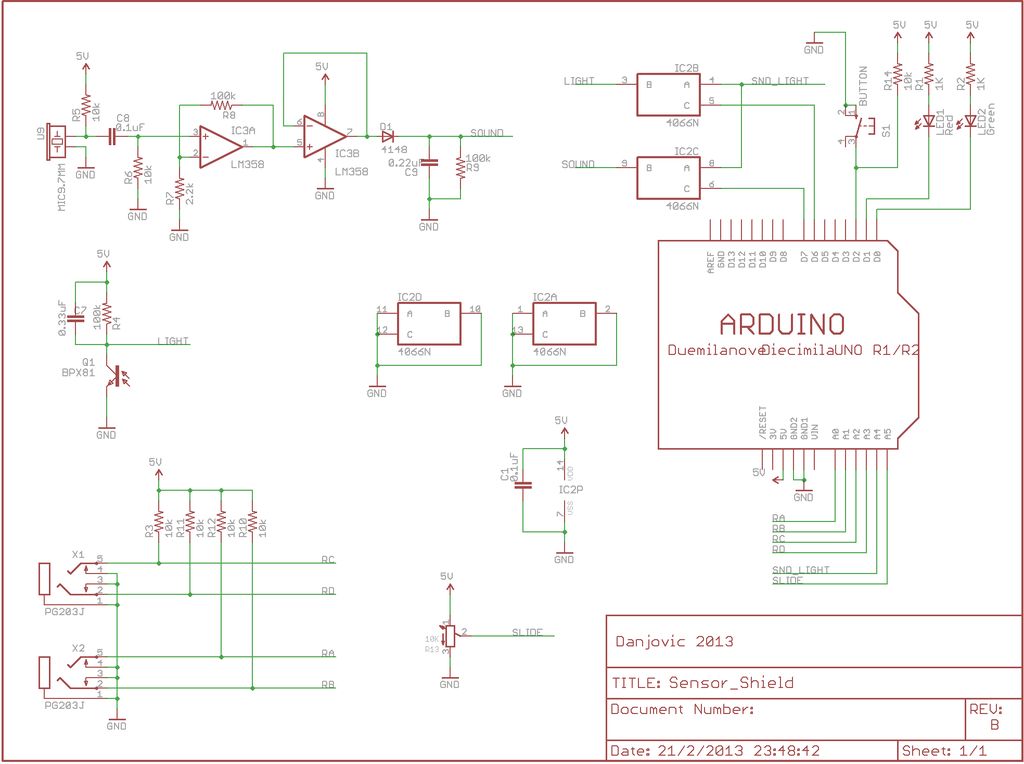 arduino Scratching with Arduino schematic
