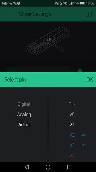 Virtual pin