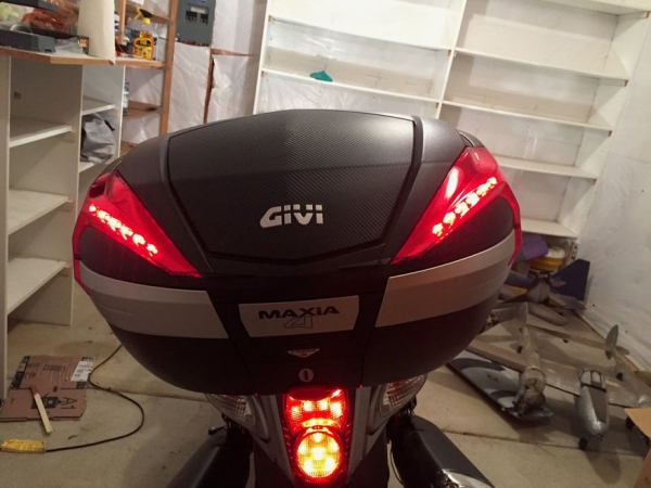 DIY Givi V56 Motorcycle Topbox Light Kit