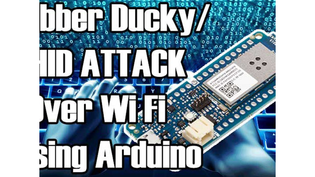 HID Attack Over WiFi Using Arduino