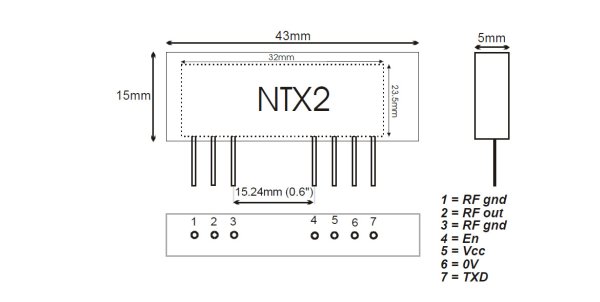 Radiometrix NTX2B Transmitter1